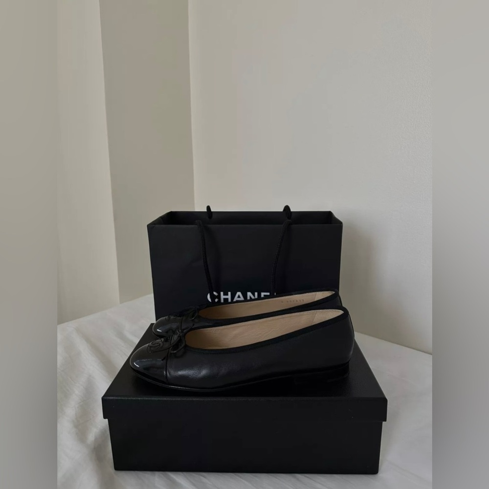 Chanel Black Ballet Flats